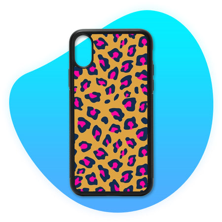 Coque camouflage Léopard Jaune & Rose - Coque de téléphone TropiCase