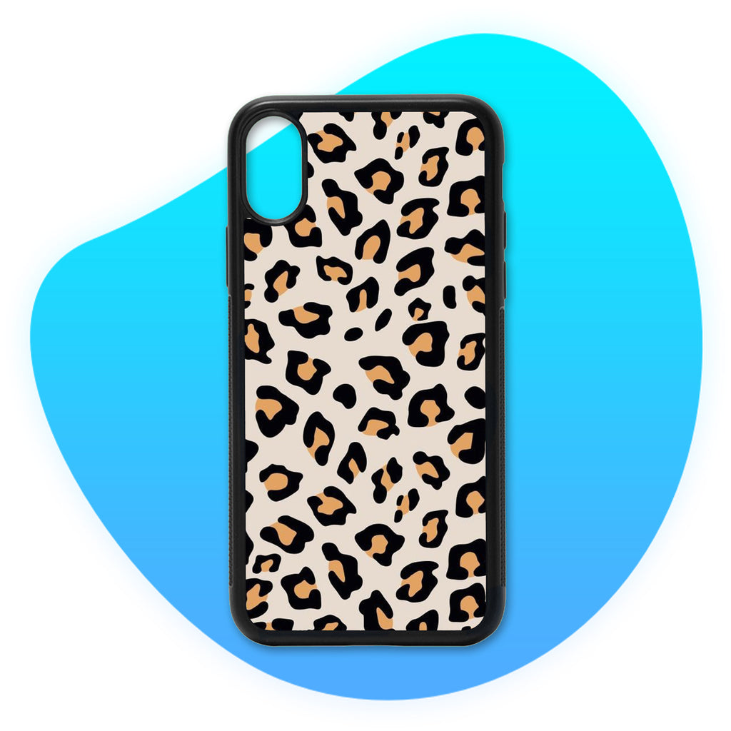 Coque camouflage Léopard Noir & Marron clair - Coque de téléphone TropiCase