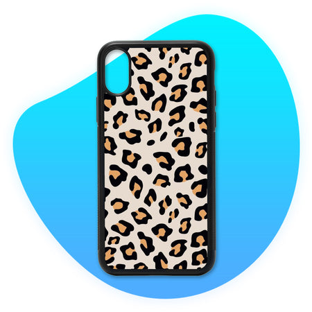 Coque camouflage Léopard Noir & Marron clair - Coque de téléphone TropiCase
