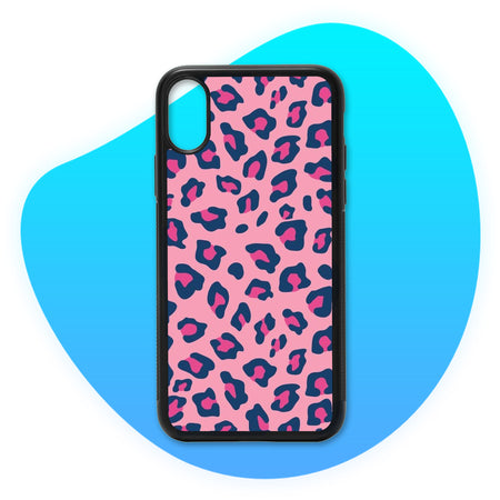 Coque camouflage Léopard Rose & Bleu - Coque de téléphone TropiCase