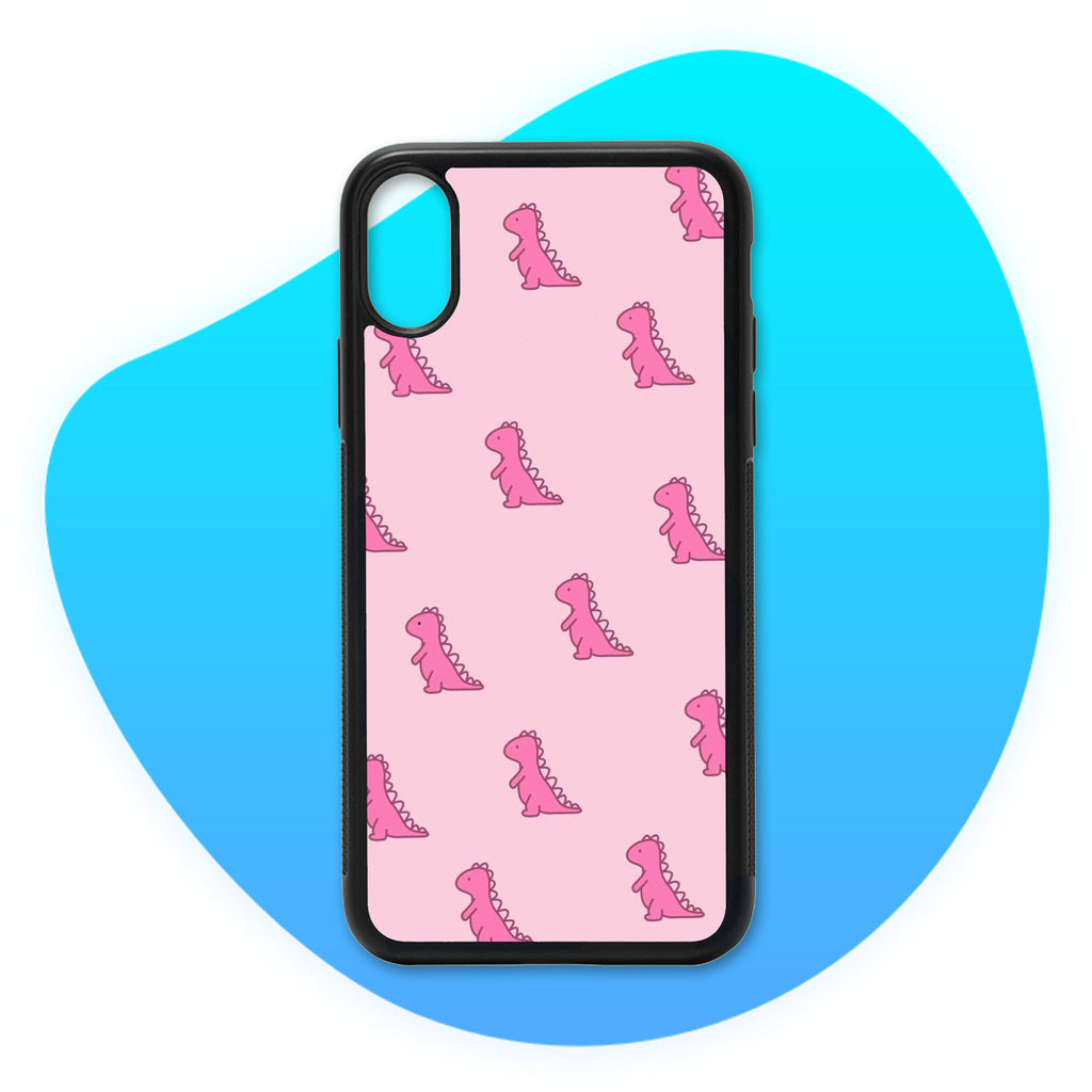 Coque Dinosaures Rose clair - Coque de téléphone TropiCase