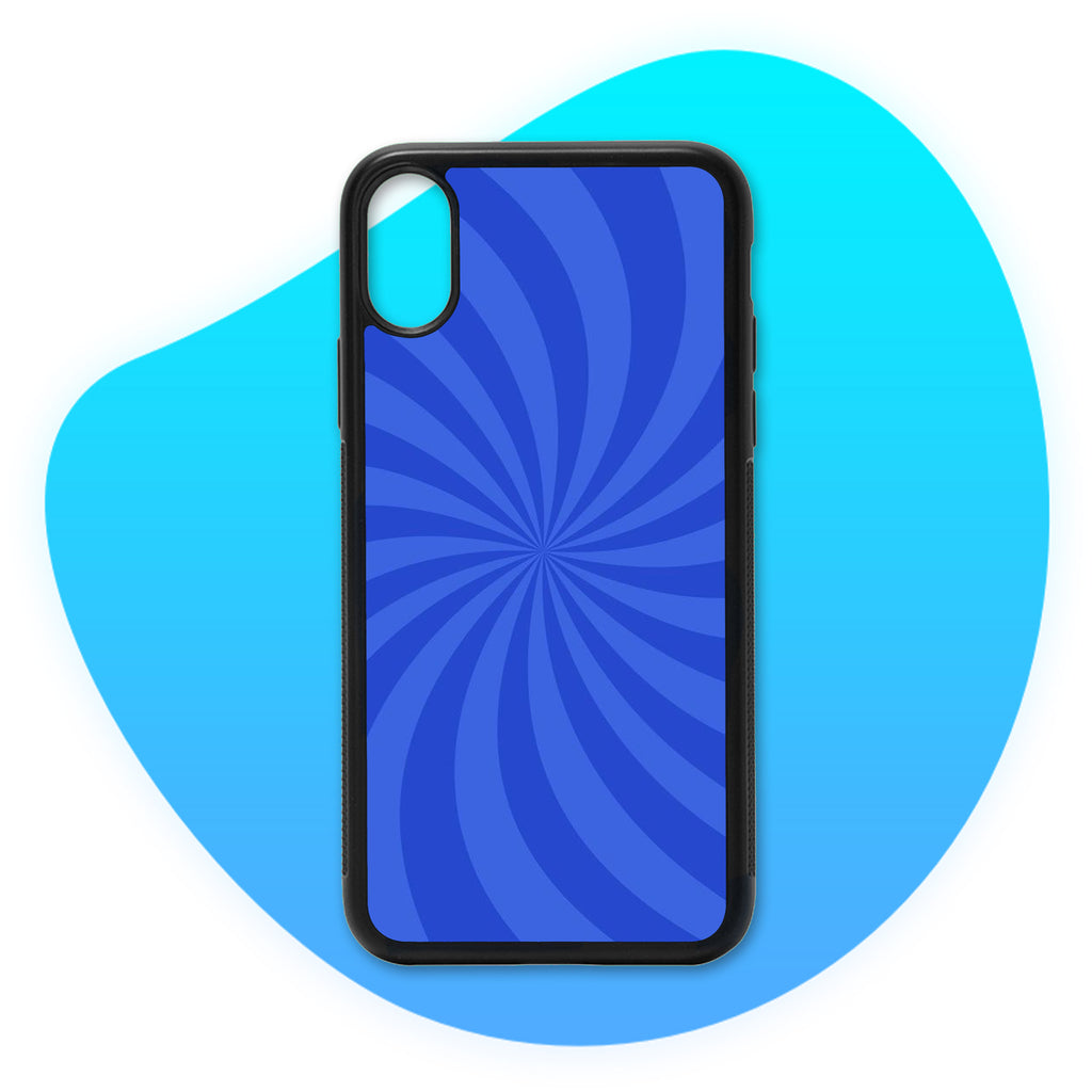 Coque Spirales Bleu - Coque de téléphone TropiCase
